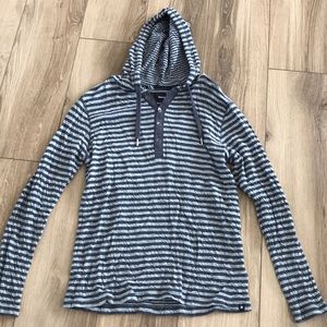 Hurley stripe button up size small